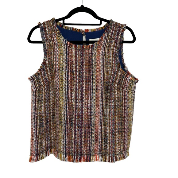 Anthropologie Maeve Two Piece Multicolor Tweed Skirt Set - Size 4/6 - Picture 2 of 11